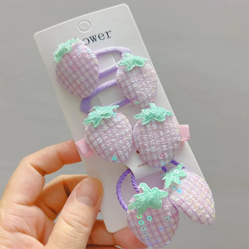 Kẹp Tóc Hình Trái Cây Dễ Thương Cho Mẹ Và Bé