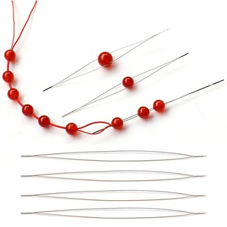 Kim xỏ hạt cườm bằng thép không gỉ 125mm dùng để may vá diy