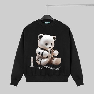 Áo sweater The Bad God Checker Bear