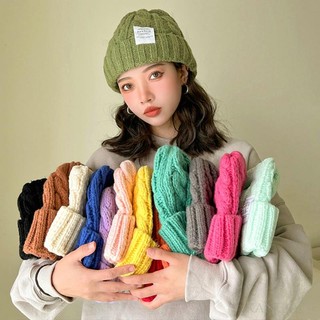 Thời Trang Mũ Len Màu Trơn Phong Cách hip hop unisex