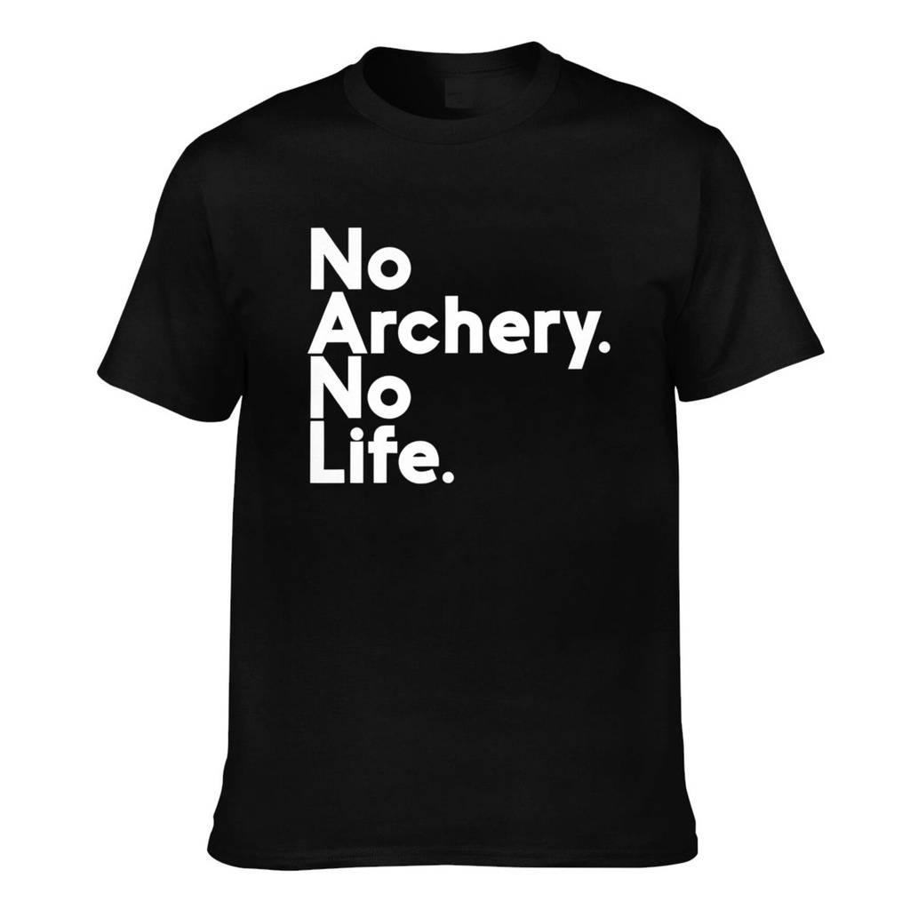 No Archery No Life Áo thun nam ngộ nghĩnh mới nhất