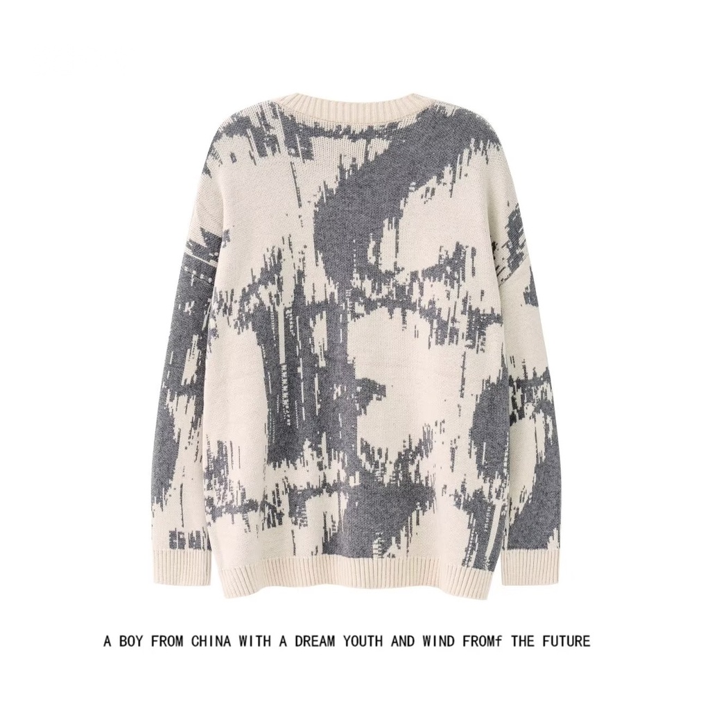 Iris-T Áo Len áo sweater nam cardigan áo len nan Tay Dài 2023 NEW MMY23A0PJV 42Z231020