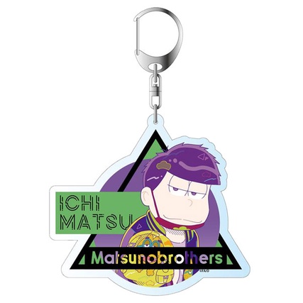 Móc khóa Osomatsu-san popdeco. series Deka Keychain SUKAJAN. Phụ kiện trang trí túi xách Balo