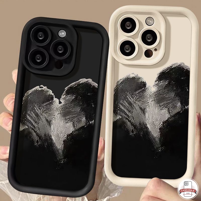 Ốp Điện Thoại Dẻo Họa Tiết Đôi Mắt Thiên Thần Cho iphone 15 xs max 12 pro max 7 6 8 6Splus se 2020 xr x 7plus 11 15 13 14