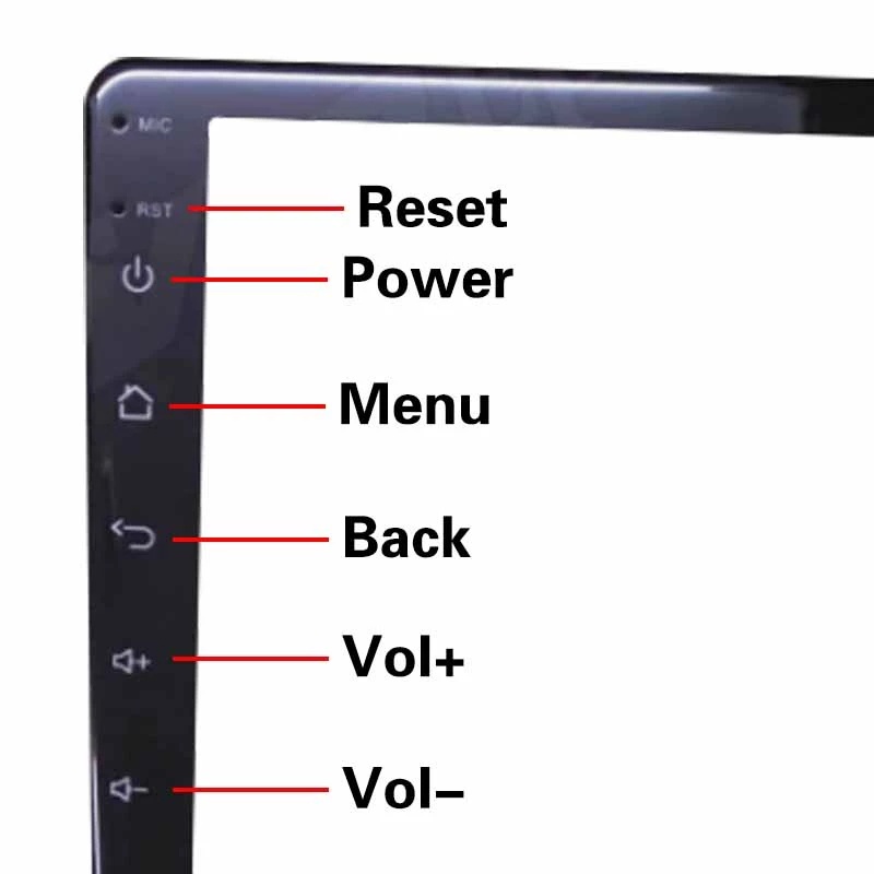 Mặt kính Cảm Ứng cho Màn Hình Android kích thước 7inch 9inch 10inch của Oto