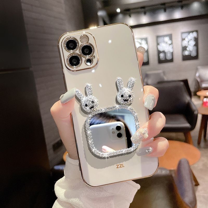 Phù Hợp Ốp Điện Thoại Hình Thỏ Dễ Thương Cho iphone 11 12 pro max x xr xs max se 7 plus 8 plus 13 pro max 14 pro max