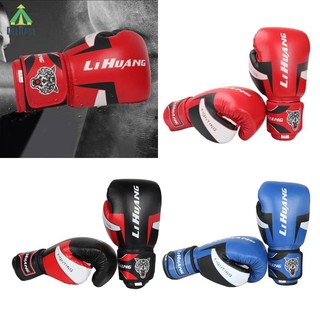 Găng tay đấm bốc DeeRace bằng da PU cho muay Thái