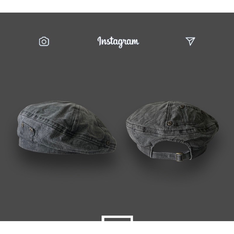 Mũ beret Có Túi HAI CÚC Phong Cách Hàn Quốc Thời Trang Cho Nam Nữ