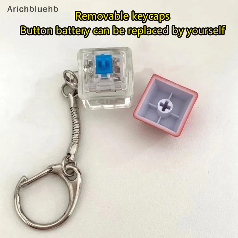 Merit + 1 muyu deion Móc Khóa Nút Bàn Phím Cơ Có Đèn led Giảm Căng Thẳng