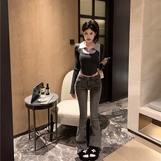 Áo Thun Ôm Dáng Thời Trang Thu Đông Cá Tính