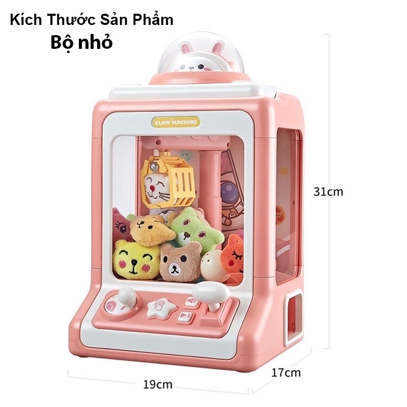 Đồ Chơi Trẻ Em Máy Gắp Thú Bông Mini Kích Thước Lớn, Có Nhạc Có Đèn - Đồ Chơi Phát  Trẻ