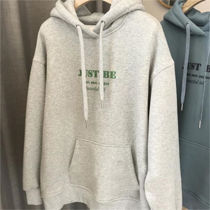Áo hoodie Tay Dài Oversize Có 6 Màu Thời Trang Hàn Quốc Cho Nữ