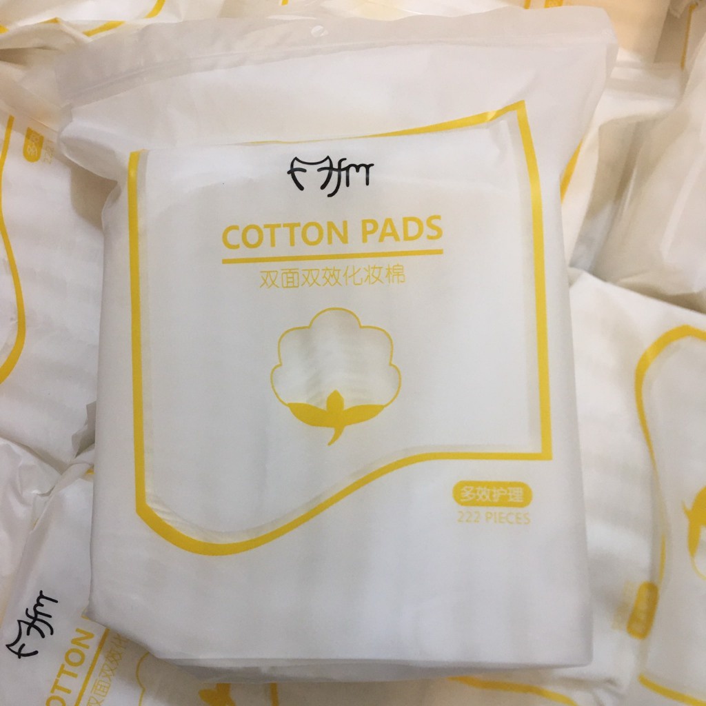 Bông tẩy trang 3 lớp FM Cotton Pads 222 miếng