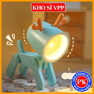 Đèn led mini hình hươu, cún con dễ thương đèn led trang trí decor bàn học, phòng ngủ E1200