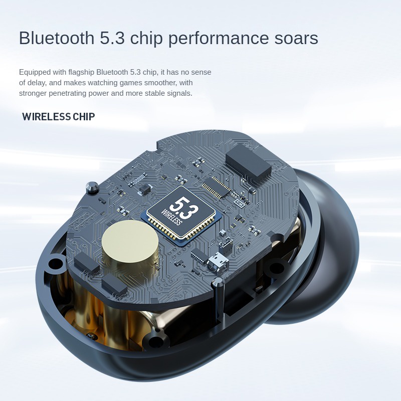 Tzuzl Tai Nghe bluetooth 5.3 1200mah m48 2023 Âm Thanh Sống Động Chất Lượng Cao