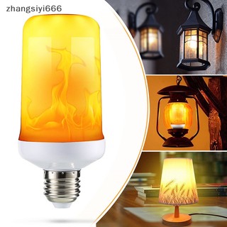 Bóng đèn led e27 5w 4 chế độ hiệu ứng ngọn lửa trang trí không gian