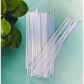 Keo nến loại nhỏ trong suốt, dán len, mắt thú, đồ thủ công handmade