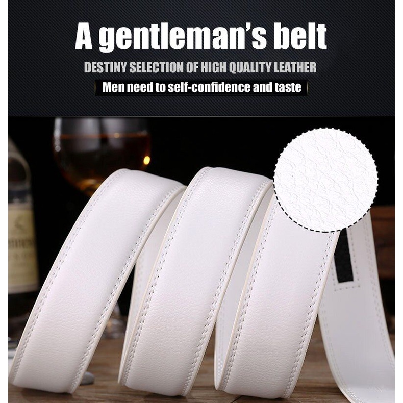Mới Thắt Lưng Da Bò Khóa Hợp Kim Tự Động Thời Trang Cho Nam