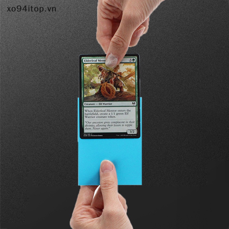 Xoitop Set 100 Vỏ Bọc Bảo Vệ Thẻ Bài tarot 66 * 91mm Chuyên Dụng