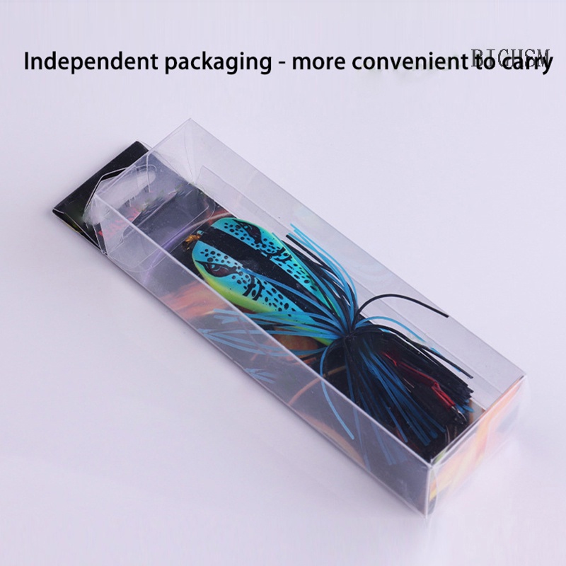 Bighsm Mồi Câu Cá Giả Hình Ếch 5.5cm Bằng Nhựa abs Cứng Đính Kim Sa Lấp Lánh skk