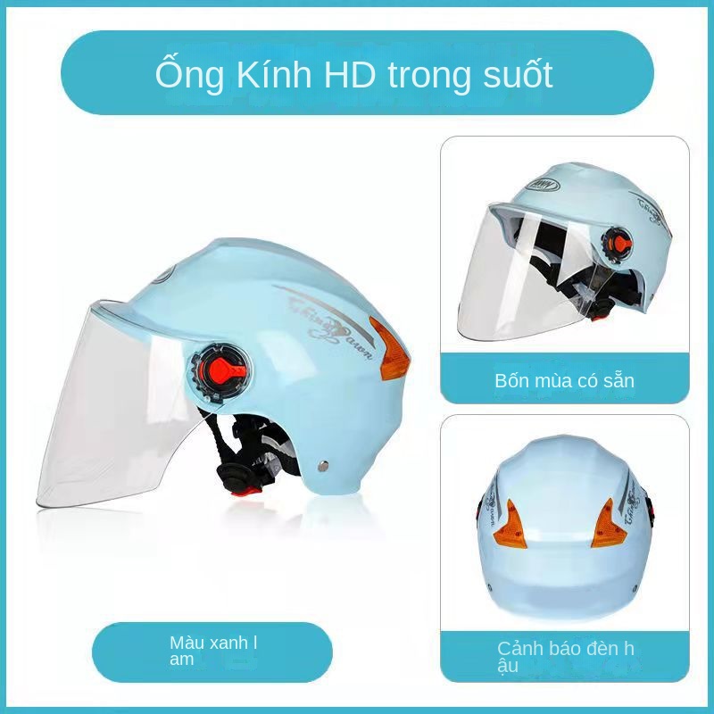 Mt Phụ Kiện Xe Máy  Mũ Bảo Hiểm Xe Máy Điện Chống Nắng Mùa Hè Cho Nam Và Nữ