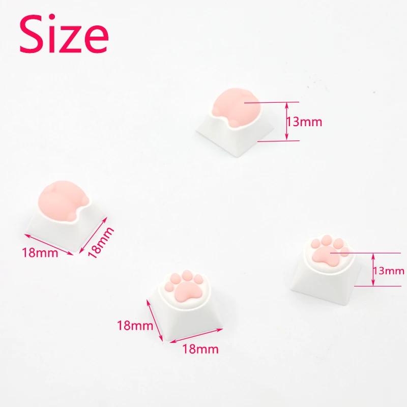 Bàn Phím Cơ akko Bằng Silicon Hình Bàn Chân Mèo Dễ Thương Cá Tính