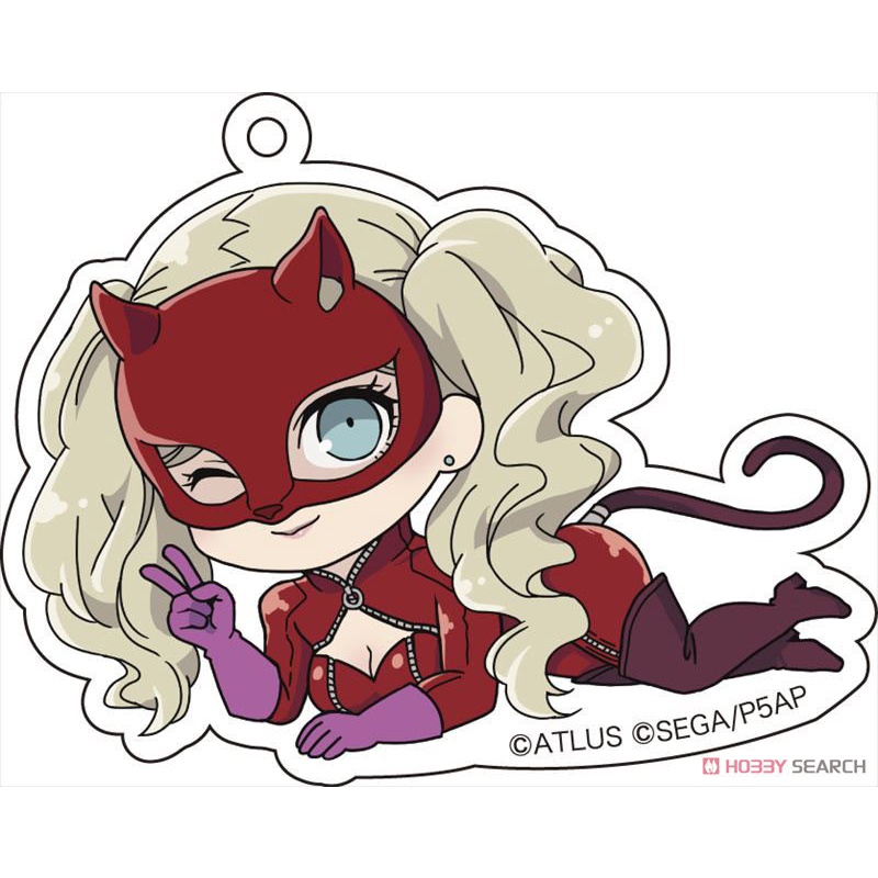 Thiết bị ngoại vi hoạt hình Persona 5 Mặt dây chuyền acrylic Mặt dây chuyền túi đi học