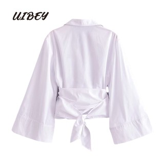 Bán buôn ve áo sơ mi giải trí poplin đa năng ve áo 6083
