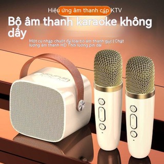 Micro Mini Micro Âm Thanh Micro Karaoke Gia Đình Micro Bluetooth Không Dây Điện Thoại Di Động Gia Đình KTV