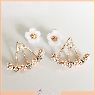 1 đôi bông tai hình hoa cúc thời trang dành cho nữ mới