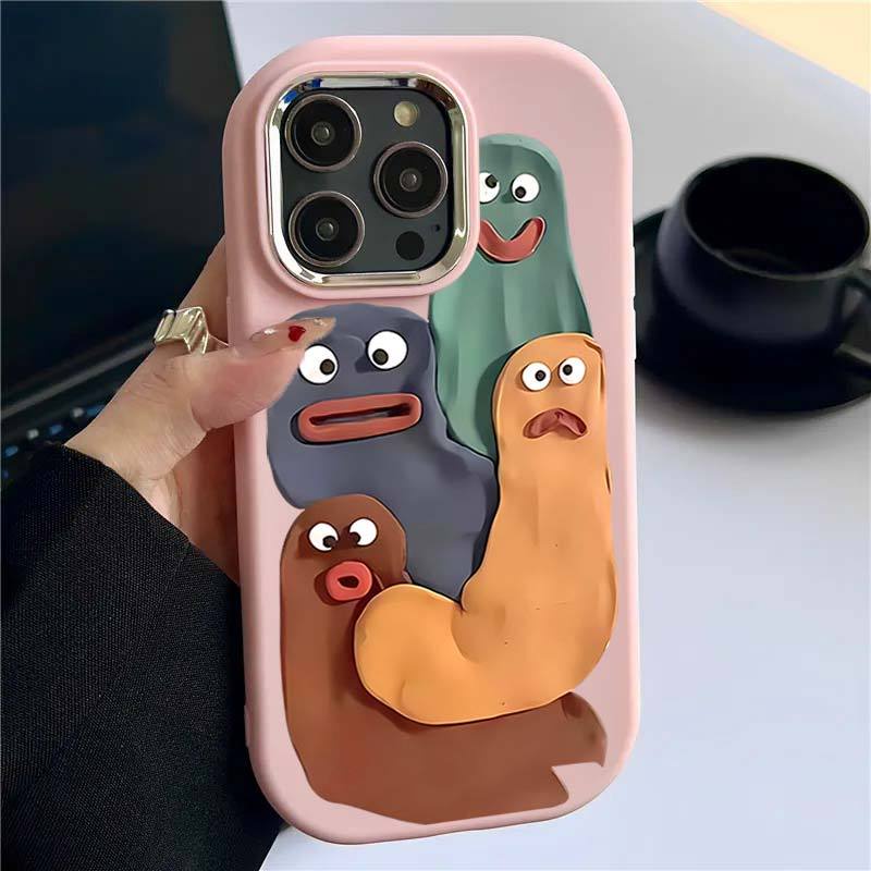 Ốp Điện Thoại In Hình Vui Nhộn Cho iphone 7 7plus 8 8plus xs xr 11 12 13 14 15 pro plus promax