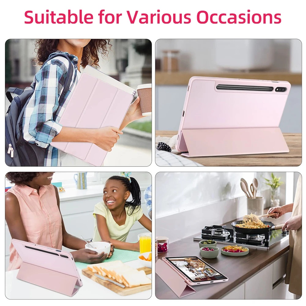Bao Da pu Máy Tính Bảng Nam Châm Cho samsung tab s9 fe s9 plus s7 fe s8 plus s7 plus 12.4 "s9 s8 s7 11 s6 lite 10.4 2022 a8 10.5