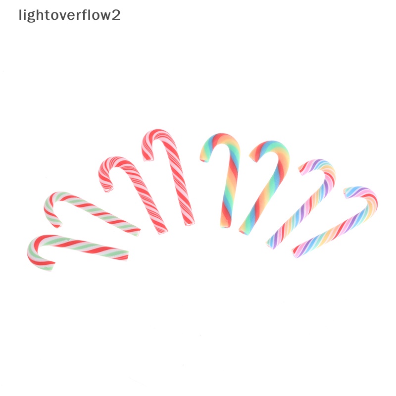 Set 5 Cây Kẹo Giáng Sinh Mini Dễ Thương Trang Trí Nhà Búp Bê