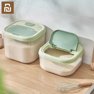 Xiaomi Youpin Thùng gạo thông minh 6-12kg nhựa PP nắp lật, chống ẩm côn trùng vi khuẩn hiệu quả