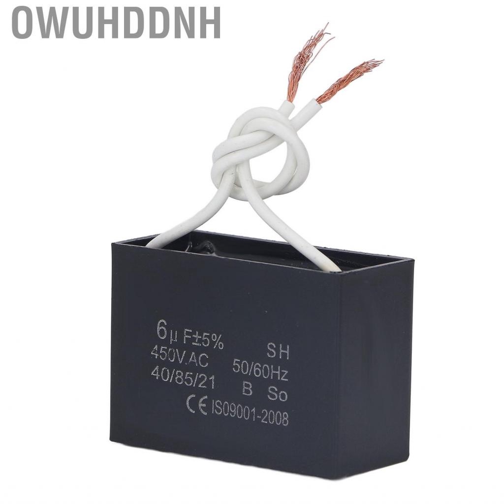 Owuhddnh Start Capacitor 450V AC 6μF 50/60Hz  Run Accessory For Fan Pump Generator