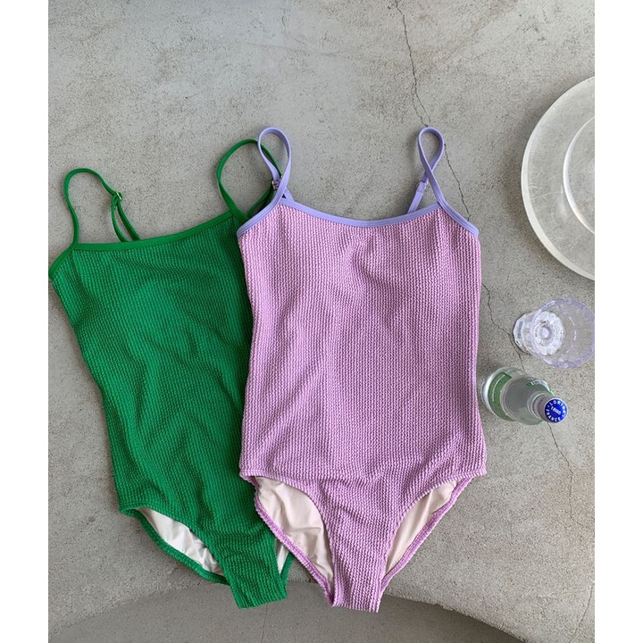 Bộ Đồ Bơi Một Mảnh Màu Trơn Đơn Giản Thời Trang Cho Nữ