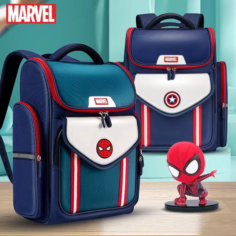 Disney Ba Lô Đi Học Họa Tiết captain america Dành Cho Bé Lớp 1-3 - 6-5