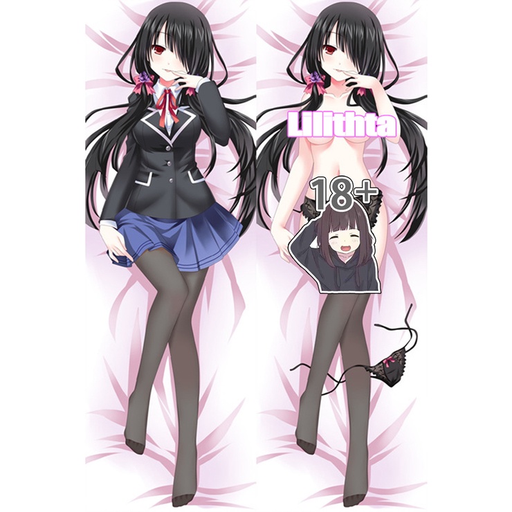 Vỏ Gối In Hình Nhân Vật Hoạt Hình anime date a live tokisaki Kuroli