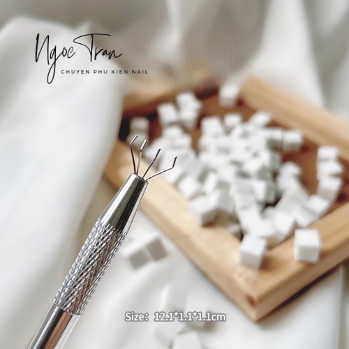 Bút Gắp Mút Dặm Ombre 4 Chấu | Kẹp Mút Ombre Trang Trí Móng Tay