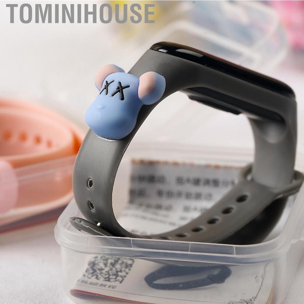 Tominihouse Children Cartoon Sports Watch  Touch Student Electronic with Figure Decoration