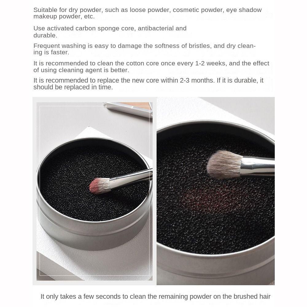 Hộp Xốp Chà Rửa Trang Điểm Khô Nhanh Đa Năng Không Cần Dùng Nước