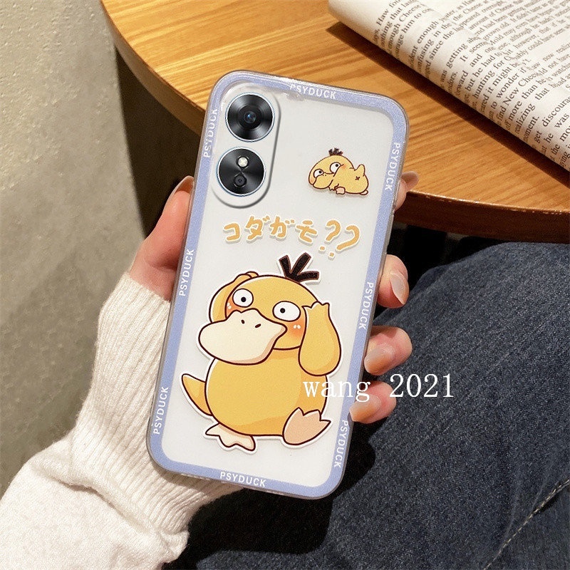 Ốp Điện Thoại Silicon Mềm Hình Vịt Hoạt Hình Dễ Thương Cho oppo a79 5g a18 a38 a58 2023 a79 5g