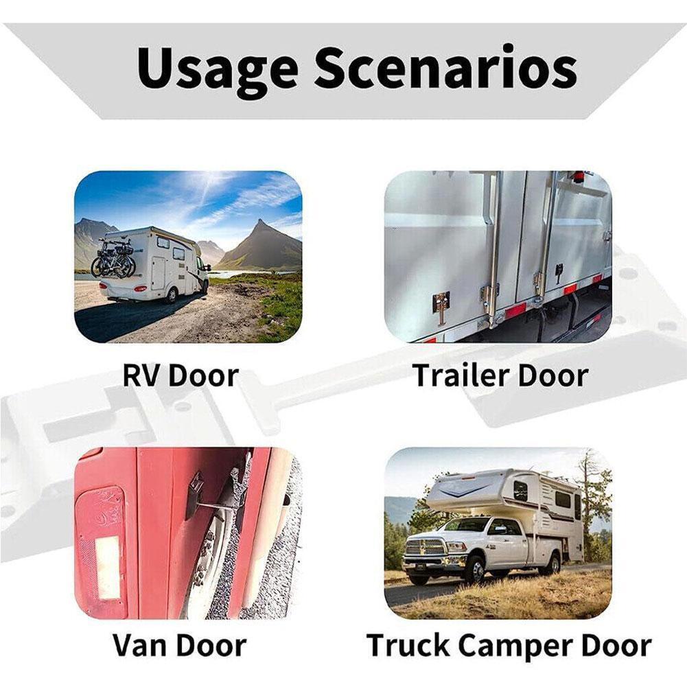 Rv Giá Đỡ Cửa Đinh Tán Bằng Thép Không Gỉ Có Đinh Tán Cho motorhome h3u7