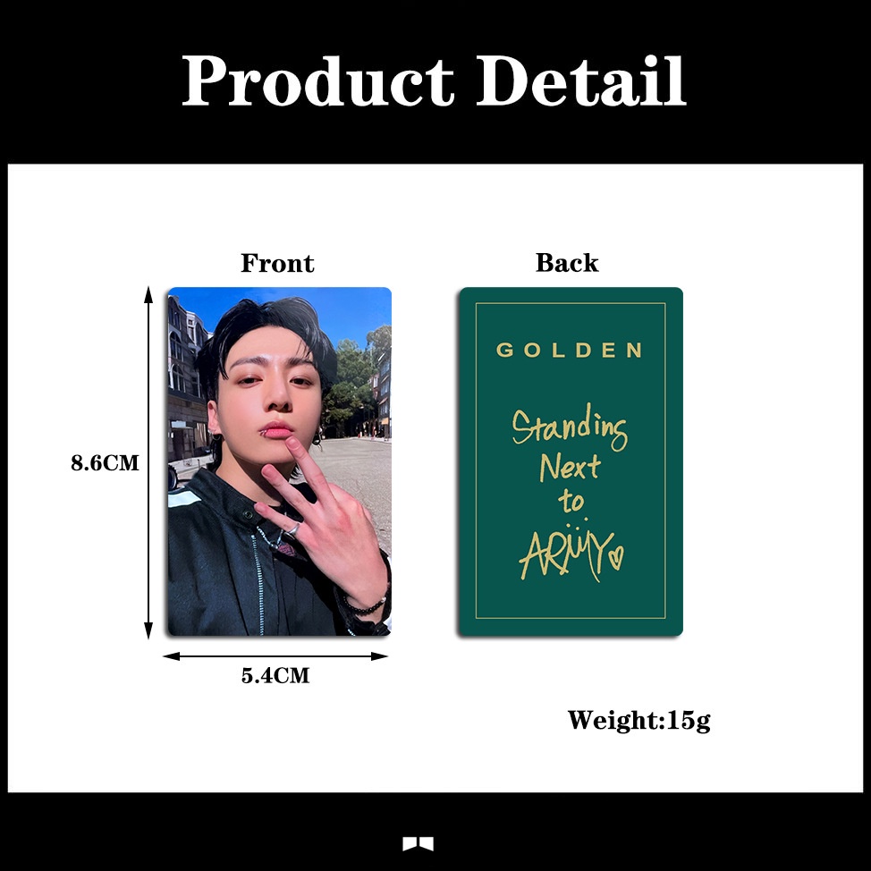 Album Ảnh Nhóm Nhạc bts jungkook Thẻ