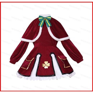 Bộ Trang Phục Hóa Trang Nhân Vật Hoạt Hình genshin klee Giáng Sinh