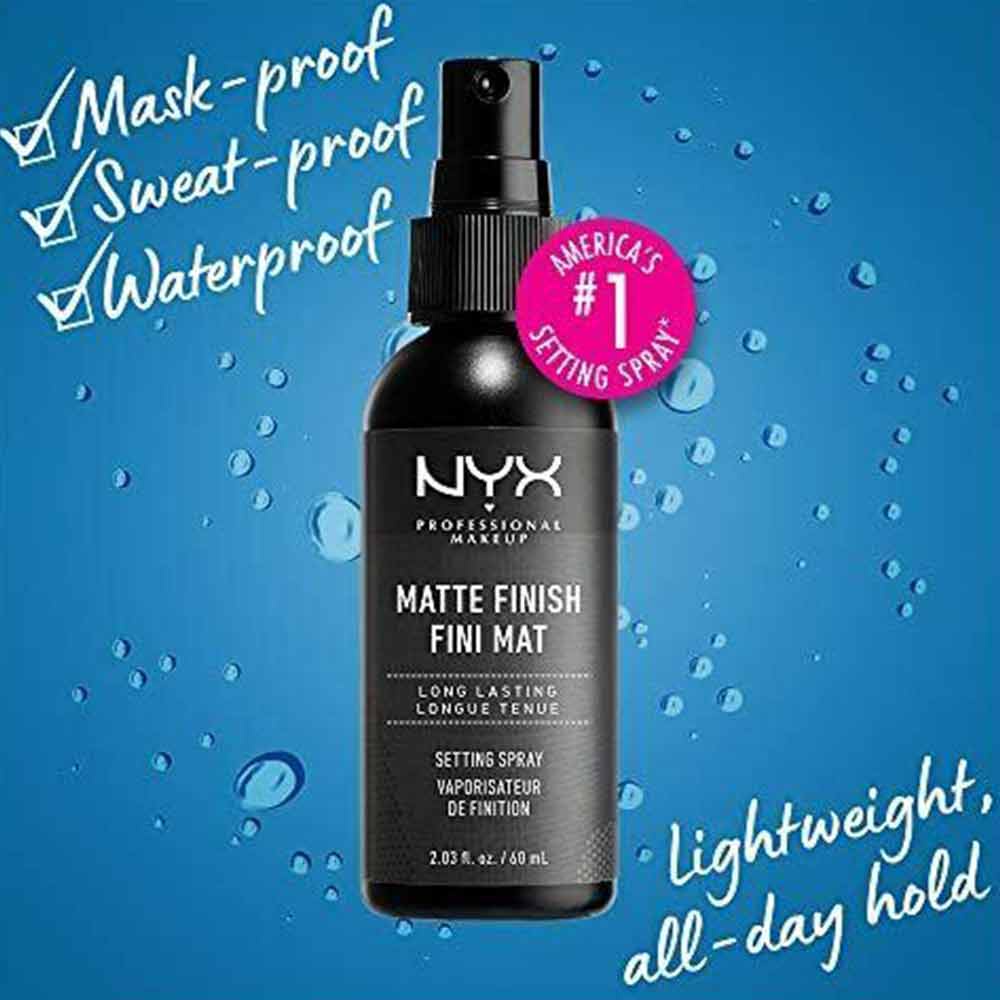 NYX durable oil control waterproof makeup spray, suitable for mixing oily leather