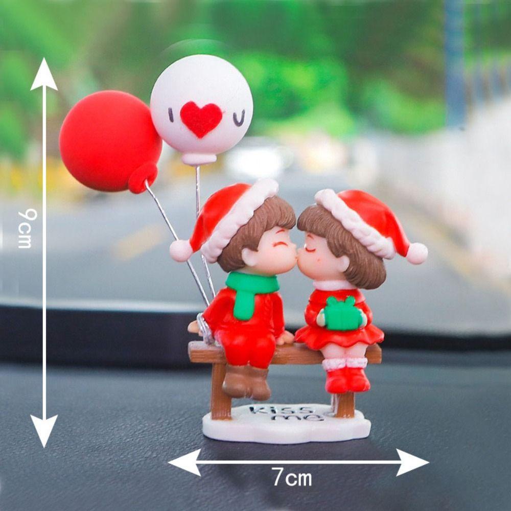 Yveta Kẹp Khuếch Tán Nước Hoa Để Bàn Trang Trí Nội Thất Xe Hơi Hình Cây Thông Noel Dễ Thương