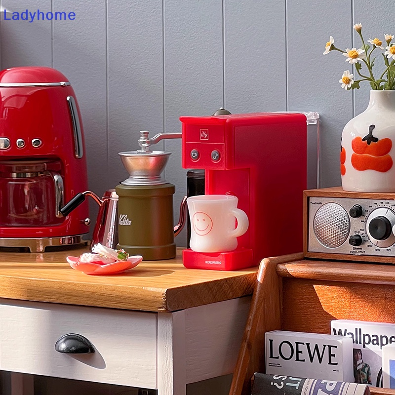 Lady 1: 12 Ấm Pha Cà Phê Đồ Chơi Nhà Búp Bê vn