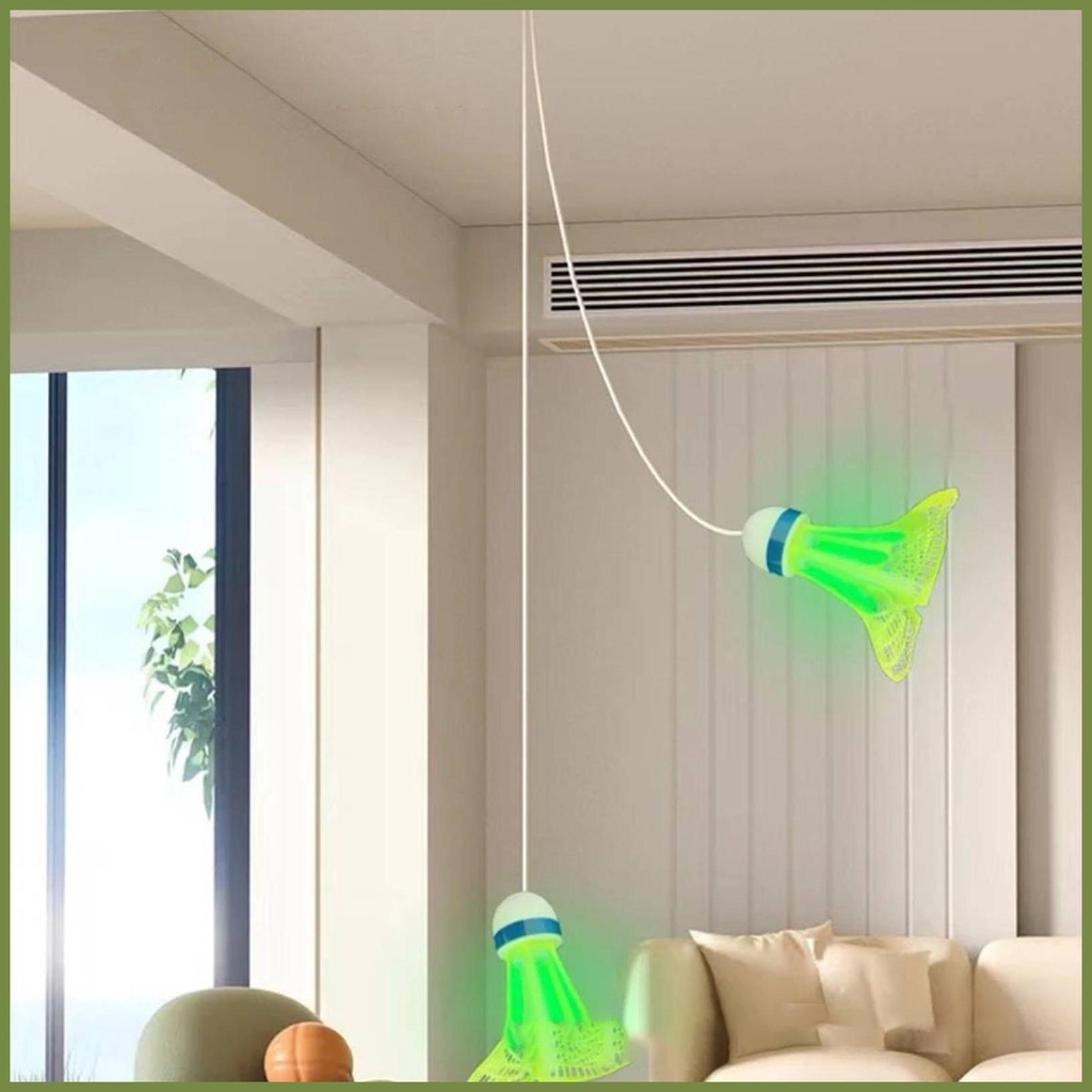 Bộ 3 Quả Cầu Lông Tập Luyện Trong Nhà Đàn Hồi Phát Sáng solo kouvn kouvn