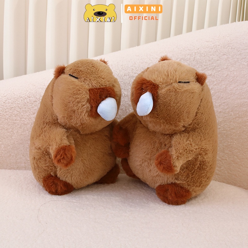 Capybara Mới- Búp Bê Nhồi Bông capybara Hình Rùa Con Xinh Xắn